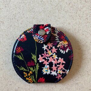 Vera Bradley Purse Mirror Midnight Wildflowers NWOT